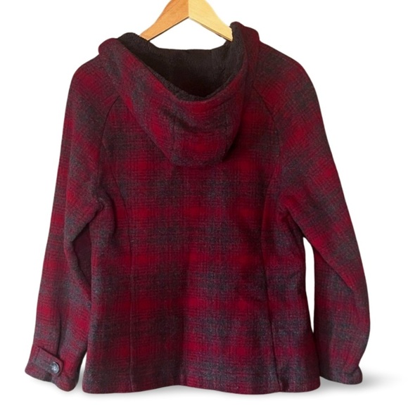 NWOT Woolrich Red and Black Plaid Jacket - Picture 5 of 5